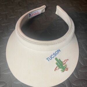 Women's White Tucson Visor
